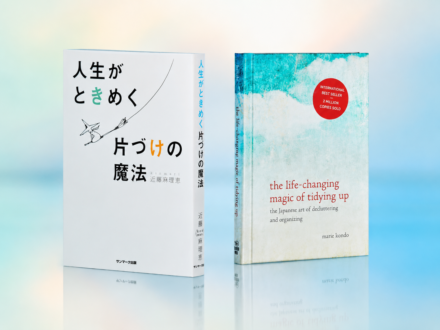『人生がときめく片づけの魔法』日本語版・英語版