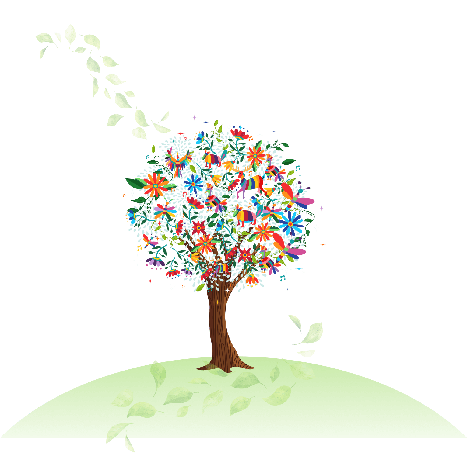 マナビTREE イラスト